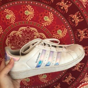 holographic adidas superstars